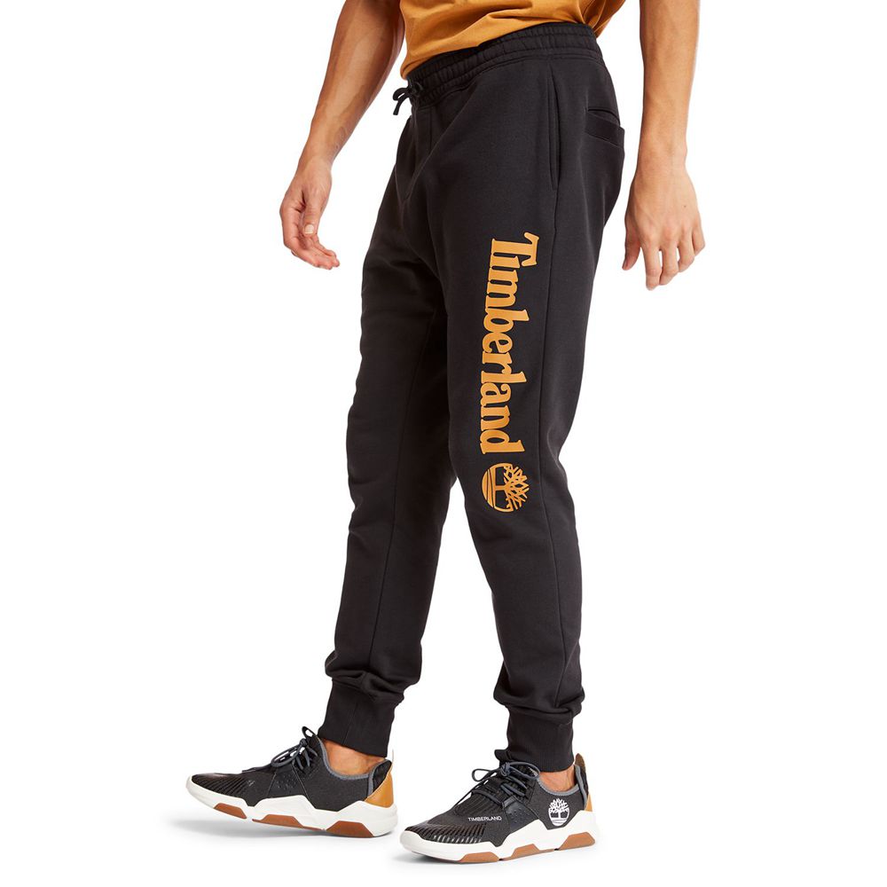 Timberland Mens Pants Jogger Sweat - Black - India OE3659728